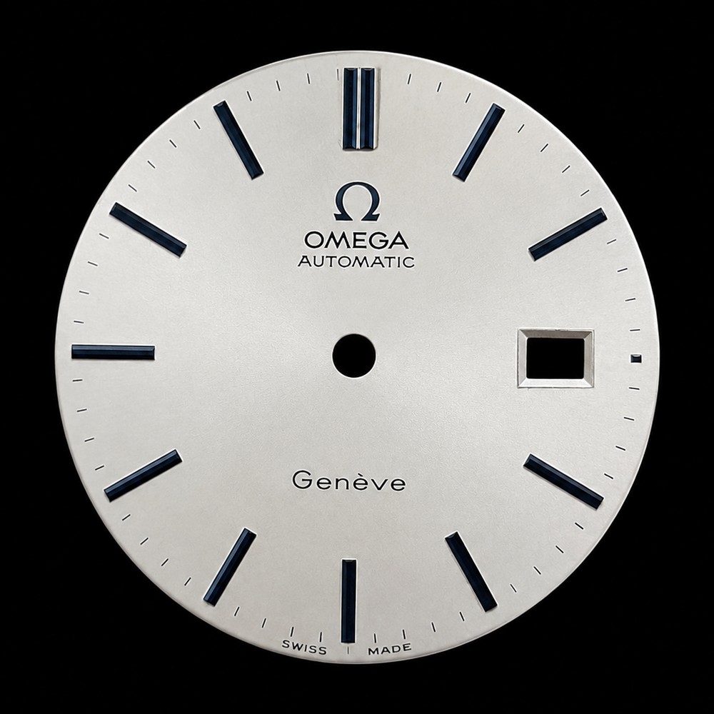 Omega Genève dial after refinishing
