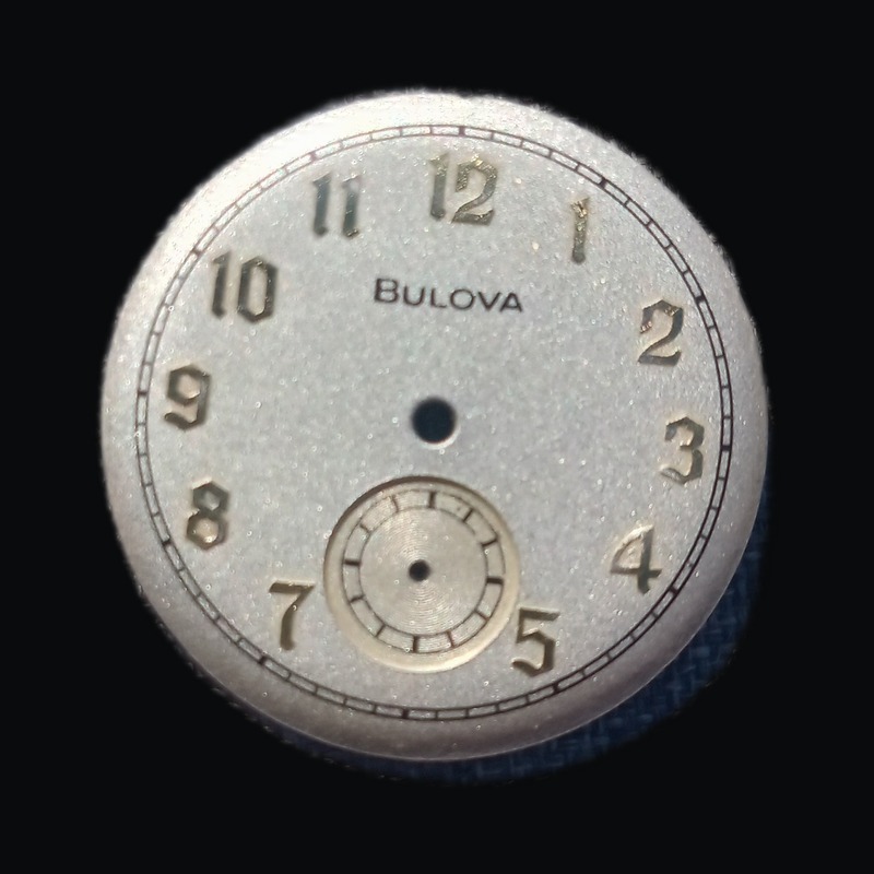 Bulova — as received — Oxidised, sub-seconds at six